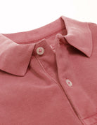 Polo manga corta lavado perdiz Rojo