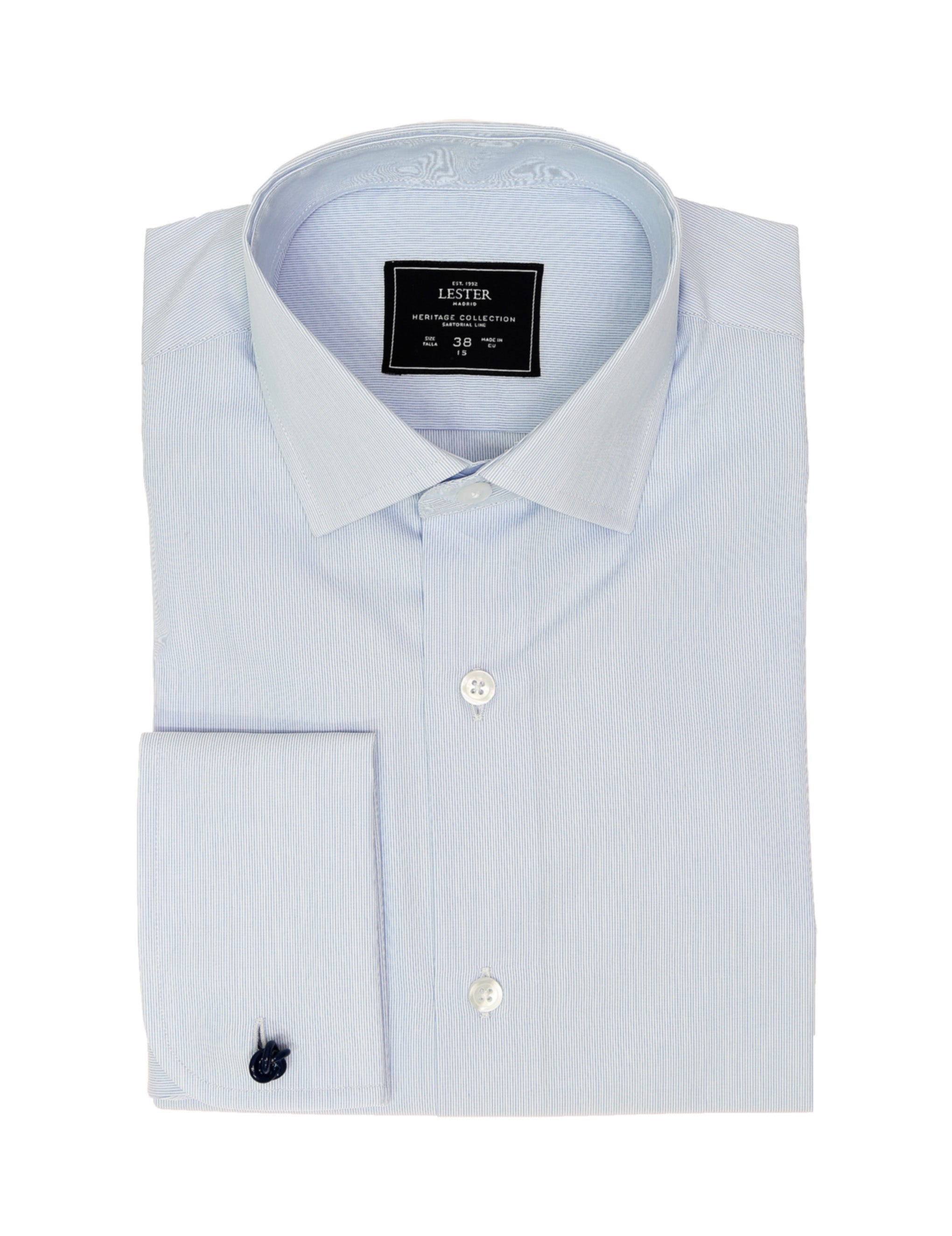 Camisa vestir mil rayas Azul