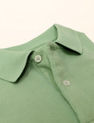 Polo manga corta lavado perdiz Verde claro