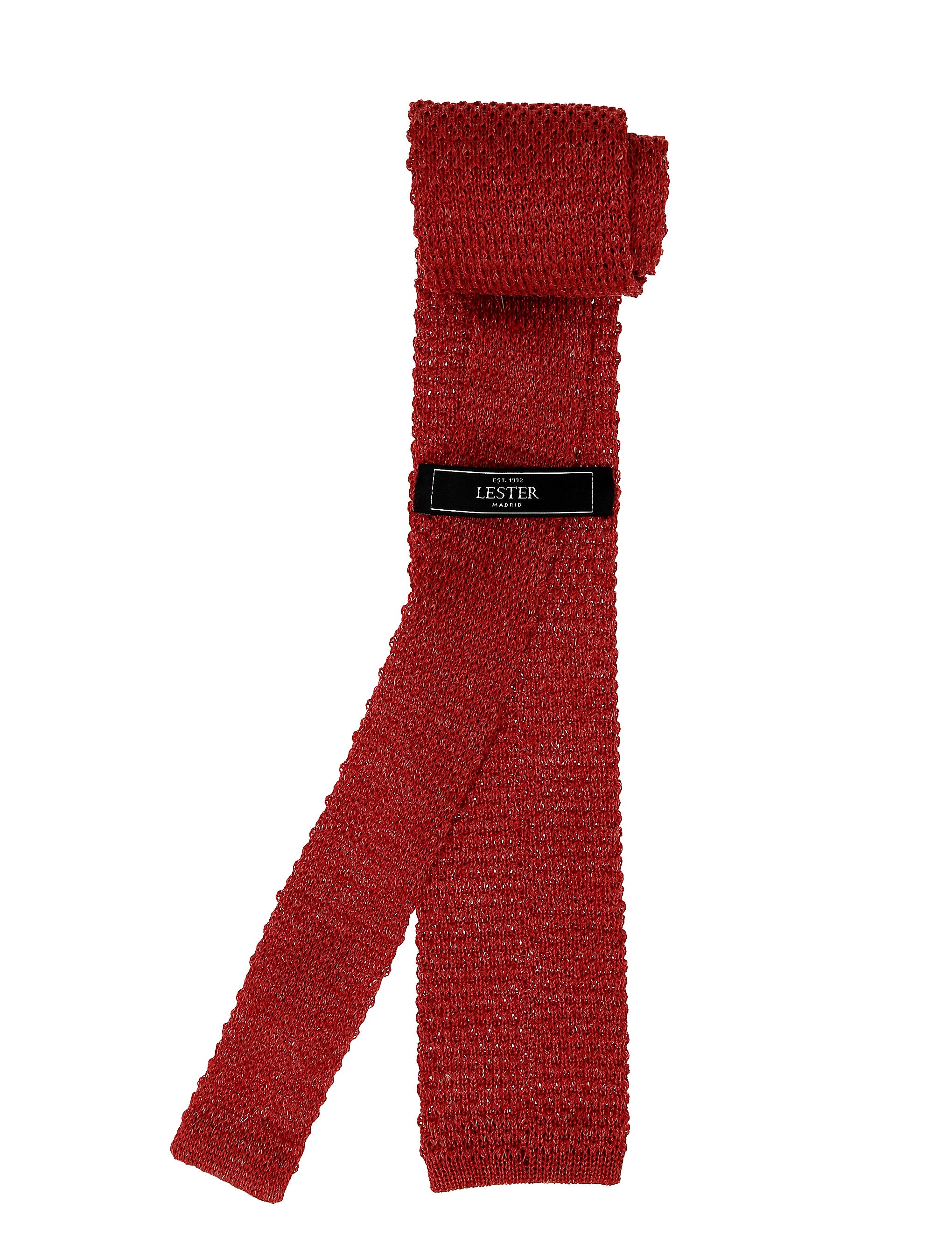 Corbata maglia Rojo