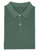 Polo manga corta lavado perdiz Verde oscuro