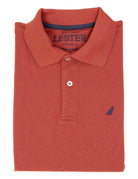 Polo pique manga corta Rojo