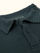 Polo manga corta lino Azul medio