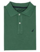 Polo pique manga corta Verde oscuro