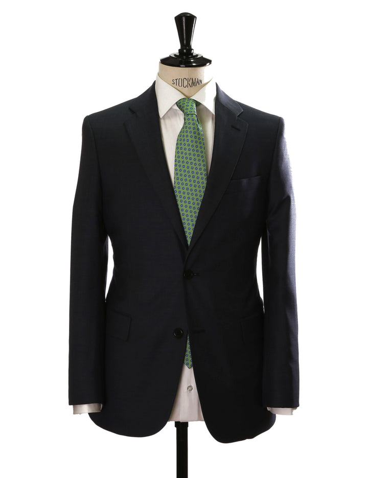 Traje fil a fil  s/p Azul medio