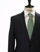 Traje fil a fil  s/p Azul medio