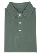 Polo jersey lavado Verde