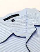 Pijama corto semiliso Azul