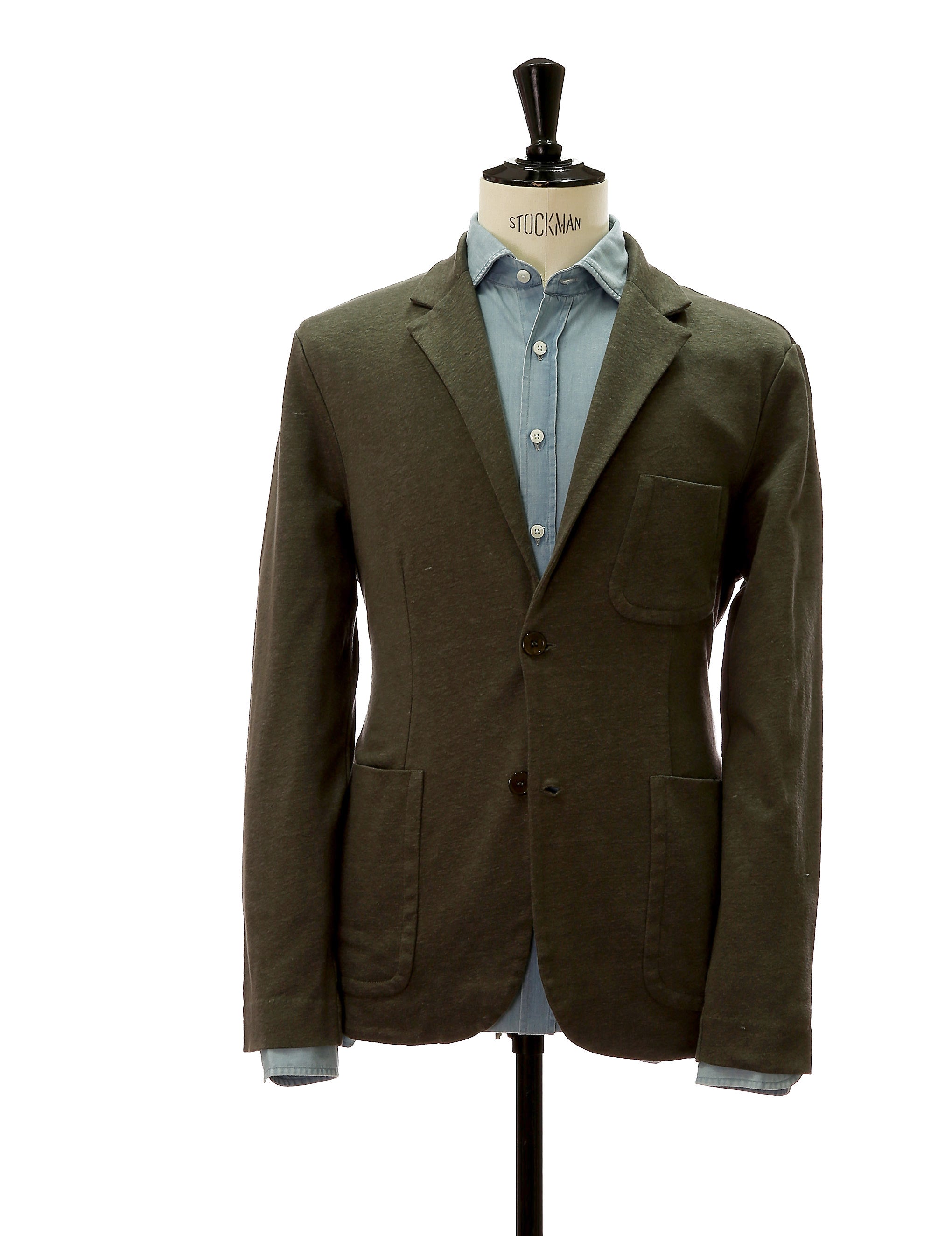 Cardigan lino lavada Verde