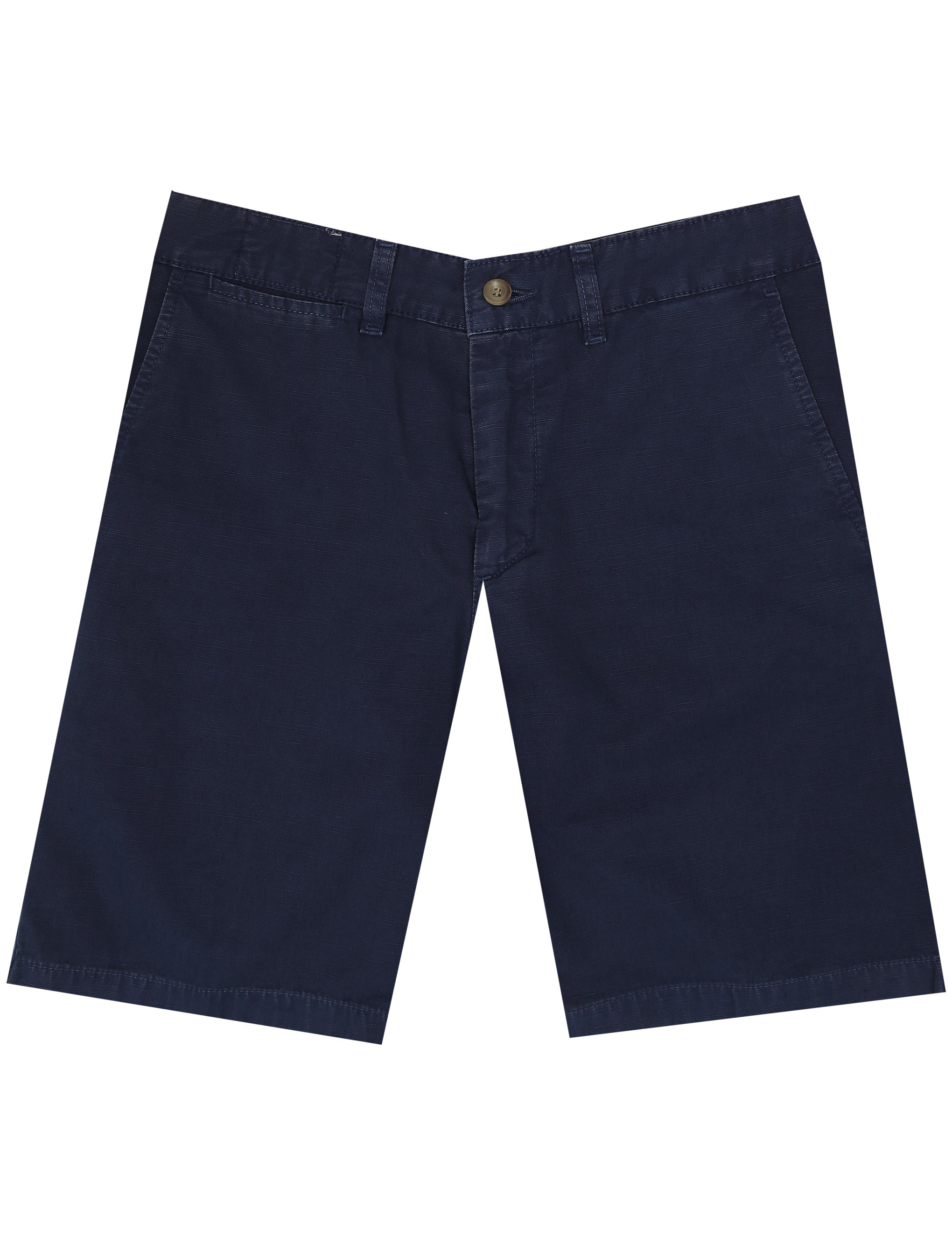 Bermuda lino algodón Azul oscuro
