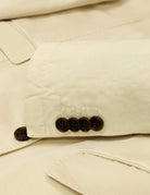 Chaqueta lino algodón lavada Crudo