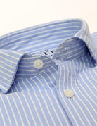 Camisa sport oxford raya fina Azul