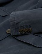 Chaqueta lino algodón lavada Azul