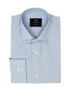 Camisa vestir raya fina Azul