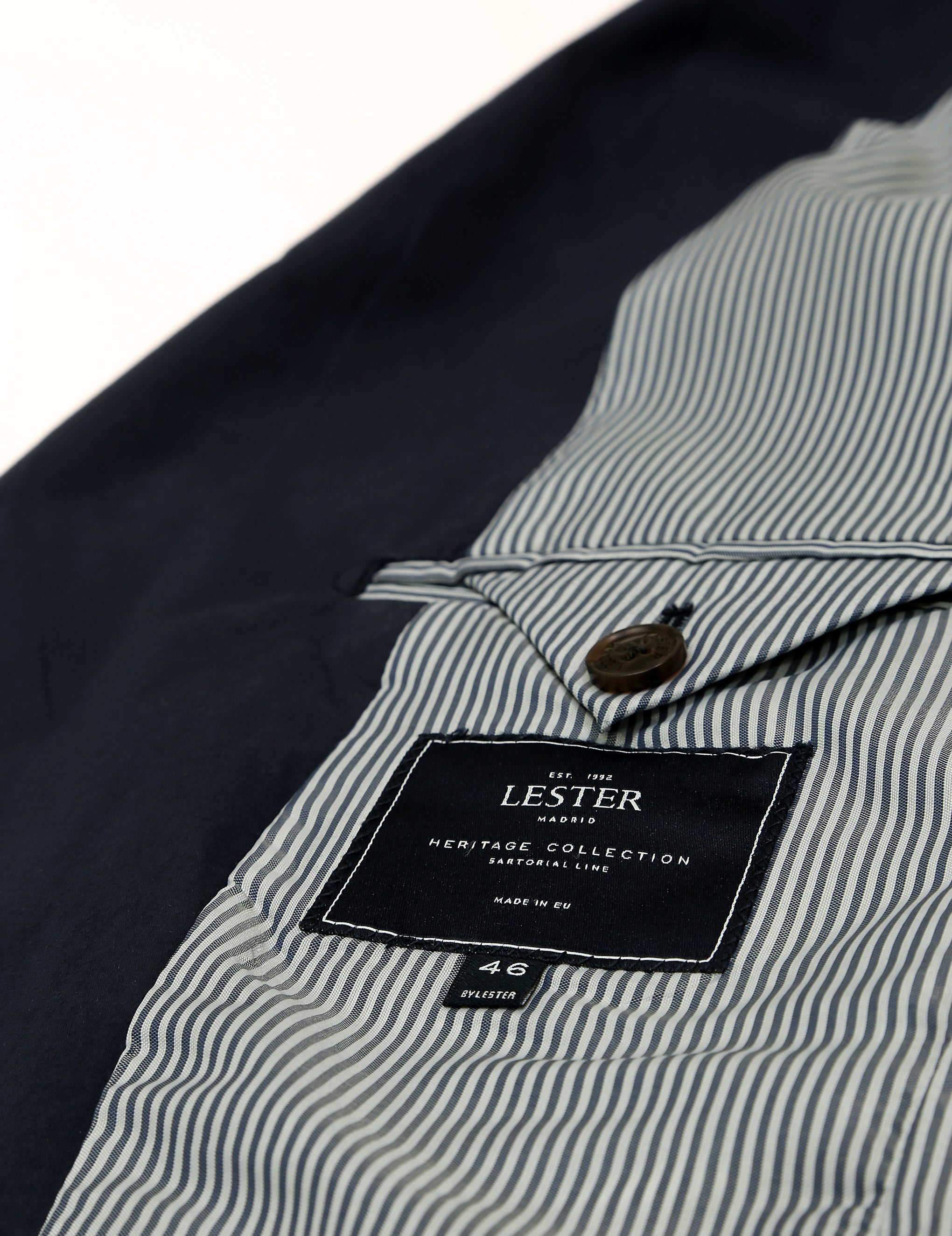 Chaqueta popelin lavada Azul oscuro