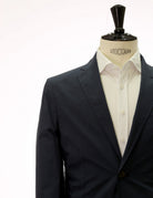 Chaqueta popelin lavada Azul oscuro