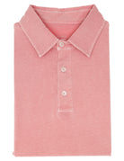 Polo jersey lavado Fresa