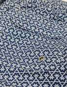 Traje de baño geometrico Azul