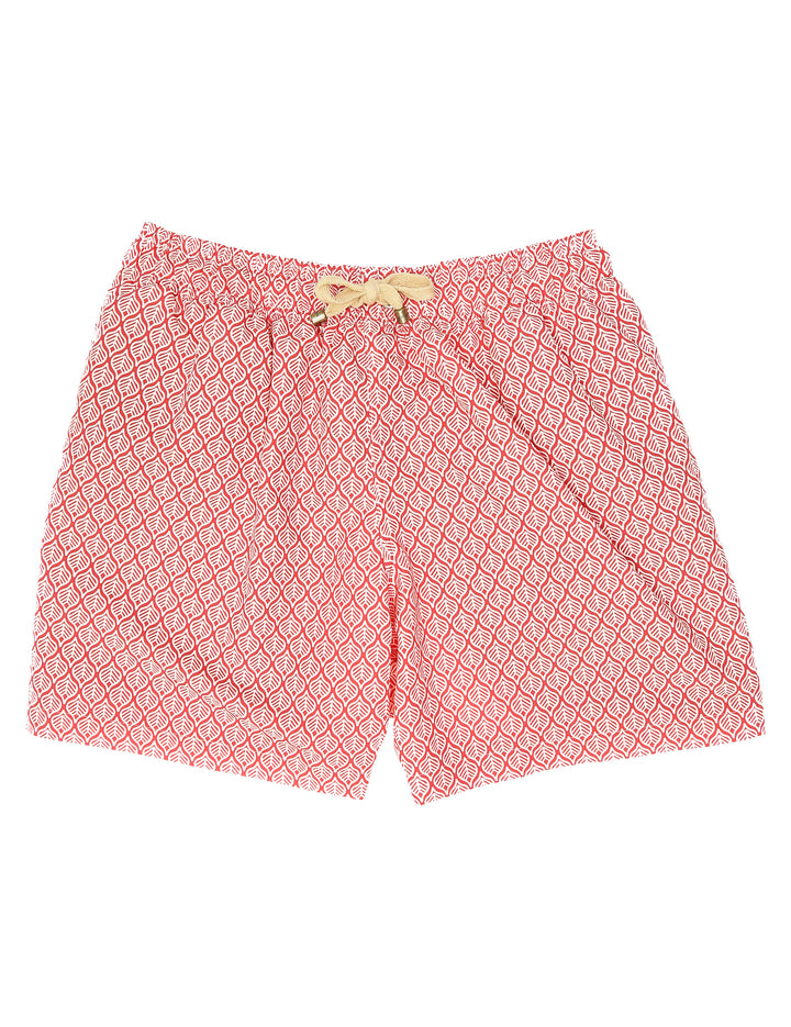 Traje de baño hoja alamo Rojo