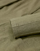 Cardigan lino desestructurada Kaki