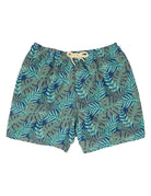 Traje de baño helechos bicolor Azul/verde