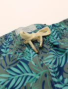 Traje de baño helechos bicolor Azul/verde