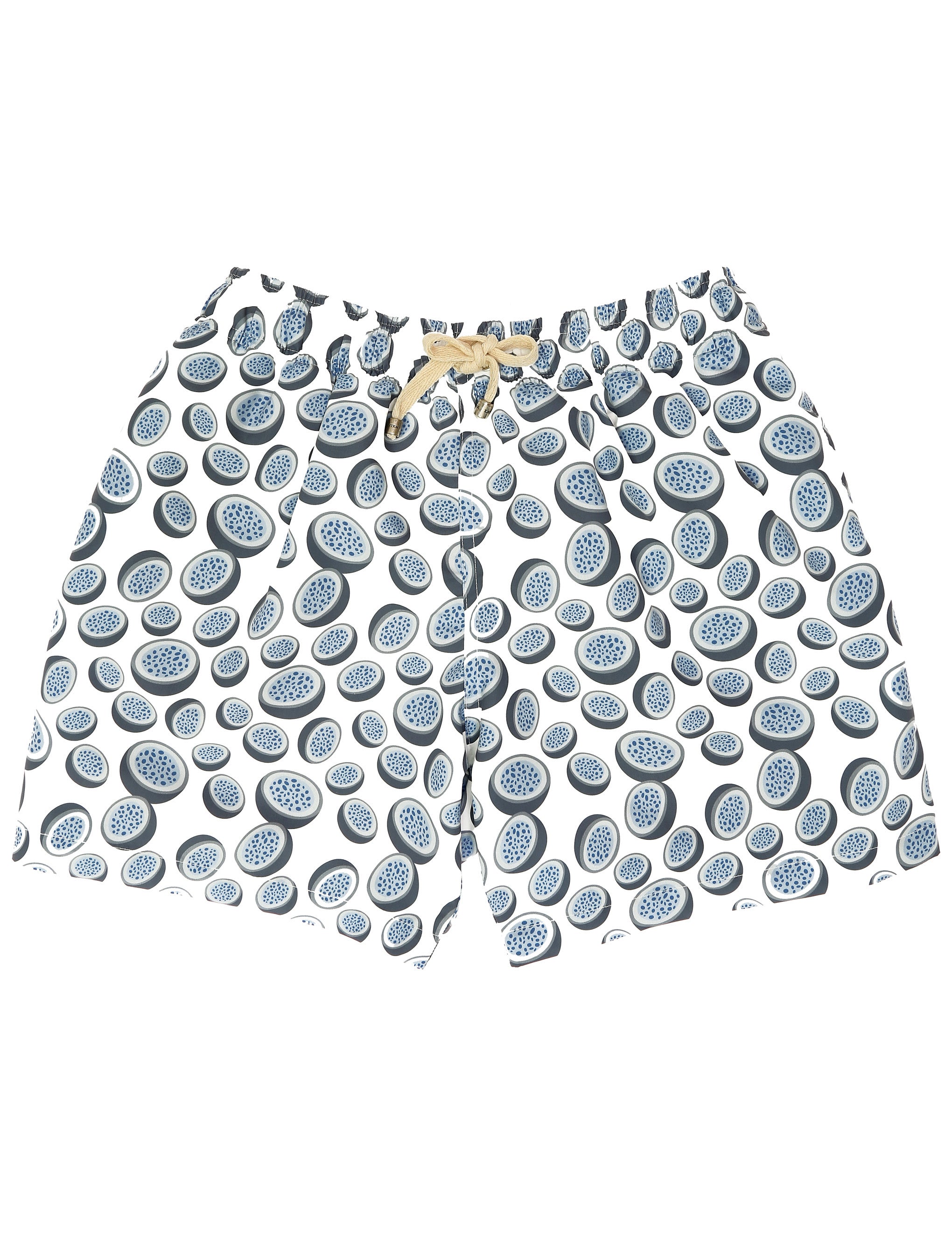 Traje de baño kiwis Blanco