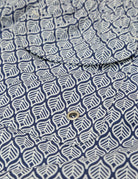 Traje de baño hoja alamo Azul