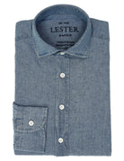 Camisa vichy denim Azul
