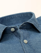 Camisa vichy denim Azul