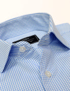 Camisa vestir cuadro Azul