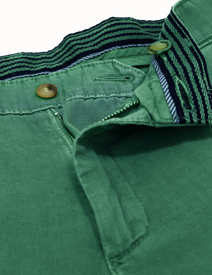Bermuda lino algodón Verde