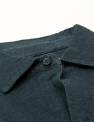 Camisa polo lino lavada Azul