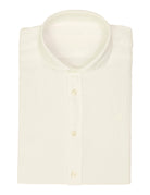 Camisa lino algodón lavada Blanco