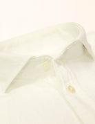 Camisa lino algodón lavada Blanco