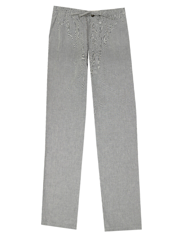 Pantalón mil rayas algodón Azul