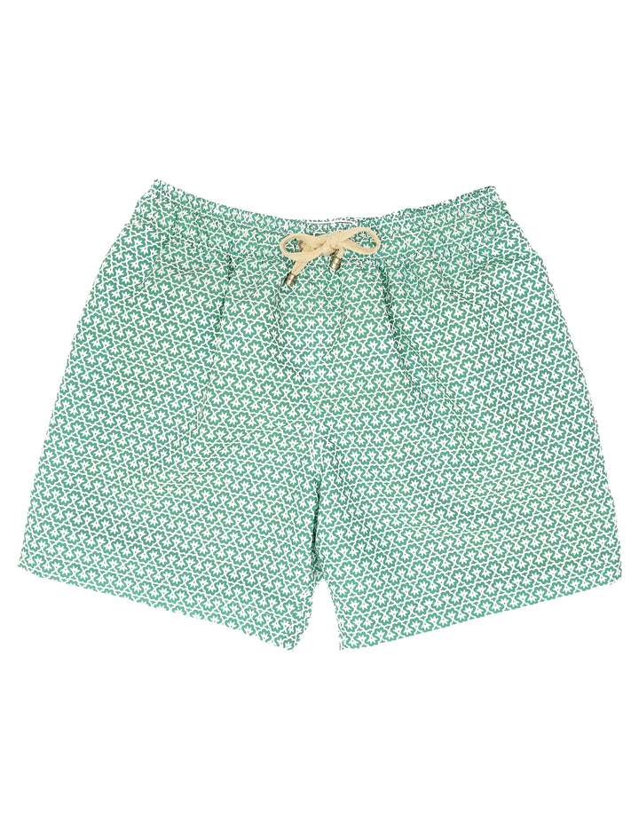 Traje de baño geometrico Verde