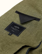 Chaqueta lino espiga Verde