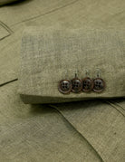 Chaqueta lino espiga Verde