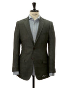 Chaqueta cuadros lino Verde