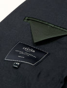 Chaqueta lino ojo de perdiz Azul