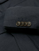 Chaqueta lino ojo de perdiz Azul