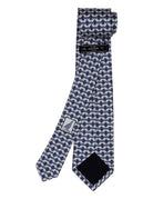 Corbata elefantes 01 Azul/azul