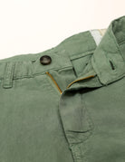 Pantalón  canvas lino algodon Verde