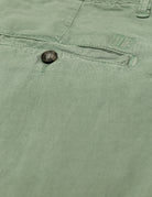 Pantalón  canvas lino algodon Verde