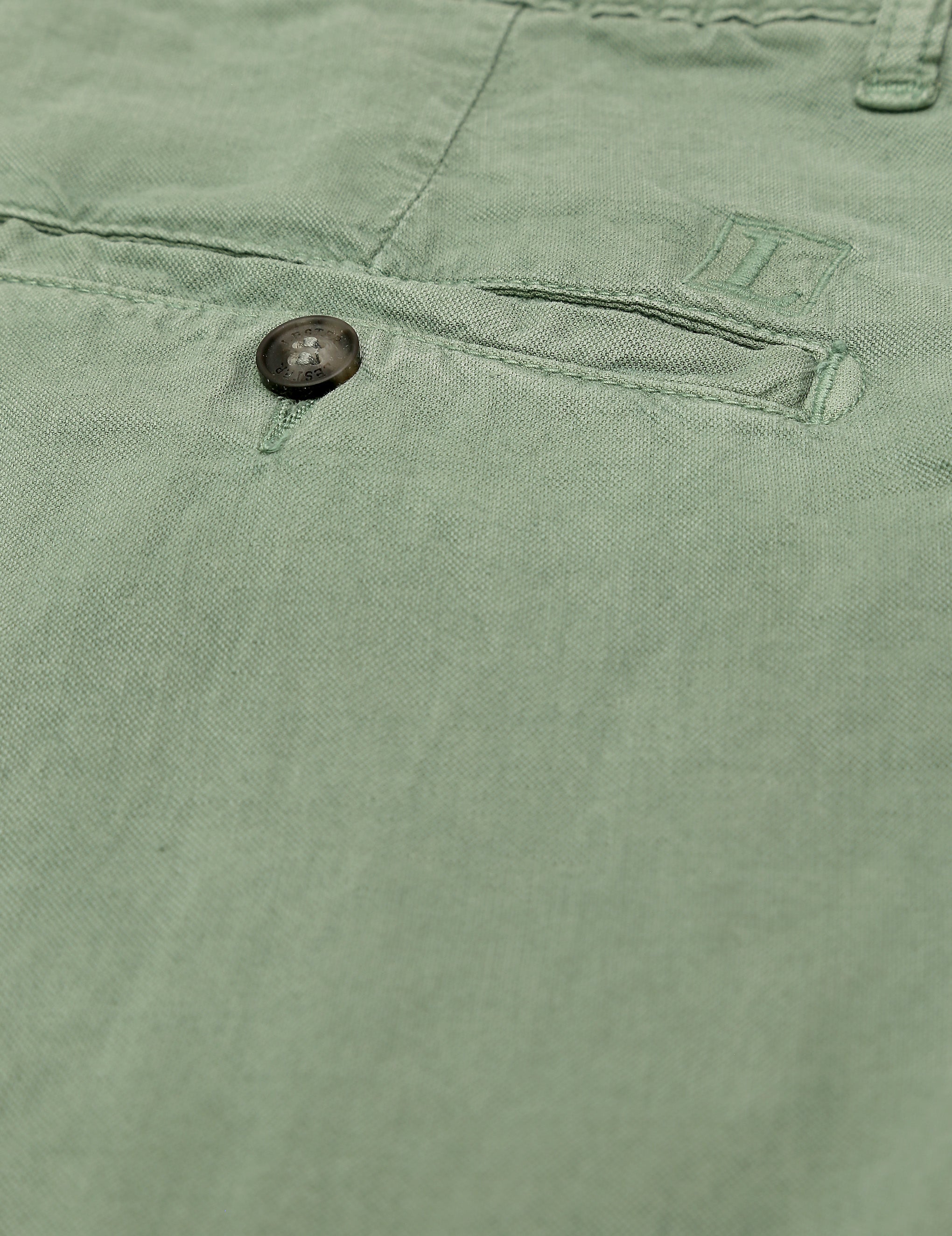 Pantalón  canvas lino algodon Verde