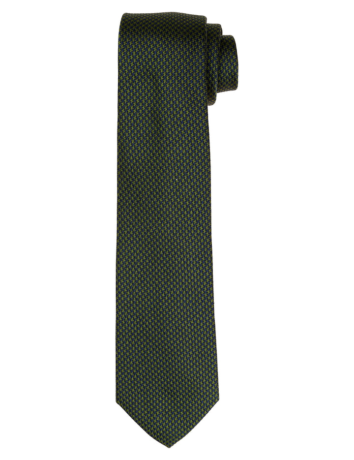Corbata pata de gallo Verde/azul