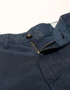 Pantalón  canvas lino algodon Azul