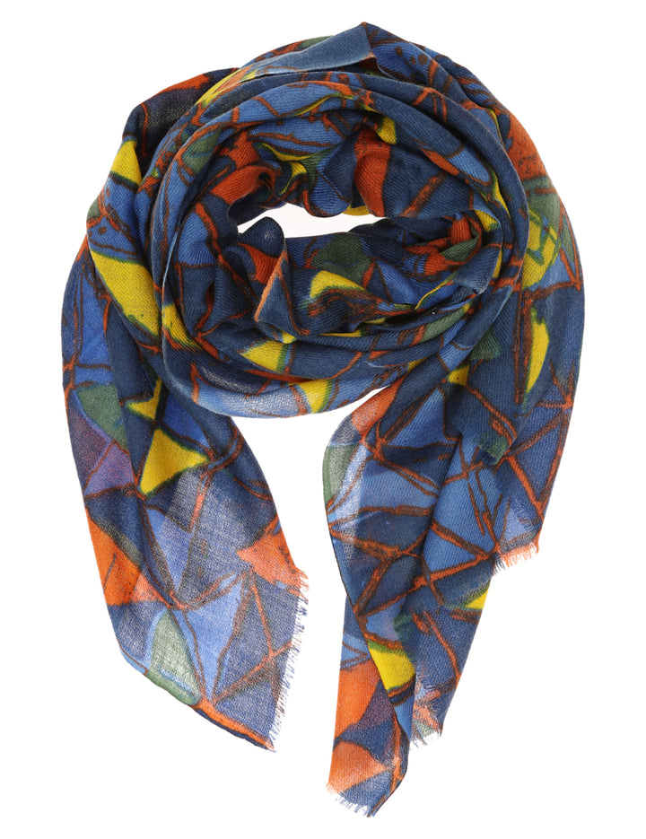 Chal lana seda multicolor Azul (113097_1.jpg)