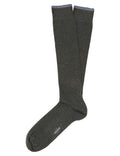 Calcetin Canale Bicolor Algodon Gris